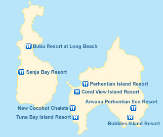 Perhentian Island Map