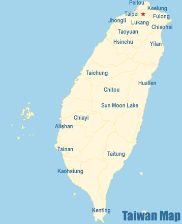 Taiwan Map